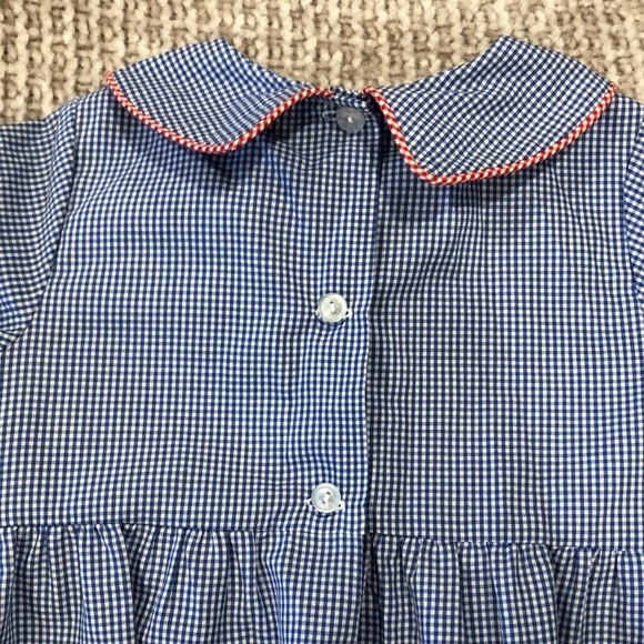 Three Sisters Embroidered Gingham Romper 🦞 - Picture 5 of 16